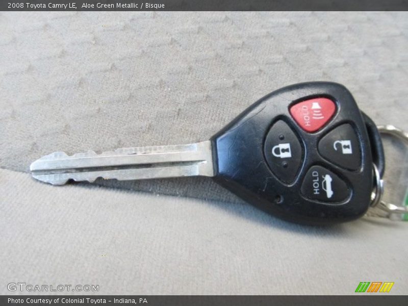 Aloe Green Metallic / Bisque 2008 Toyota Camry LE