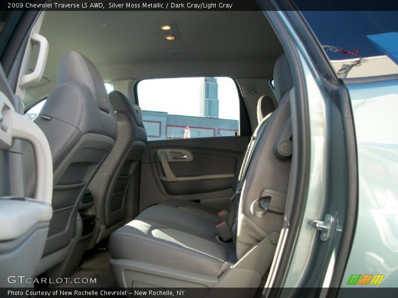 Silver Moss Metallic / Dark Gray/Light Gray 2009 Chevrolet Traverse LS AWD