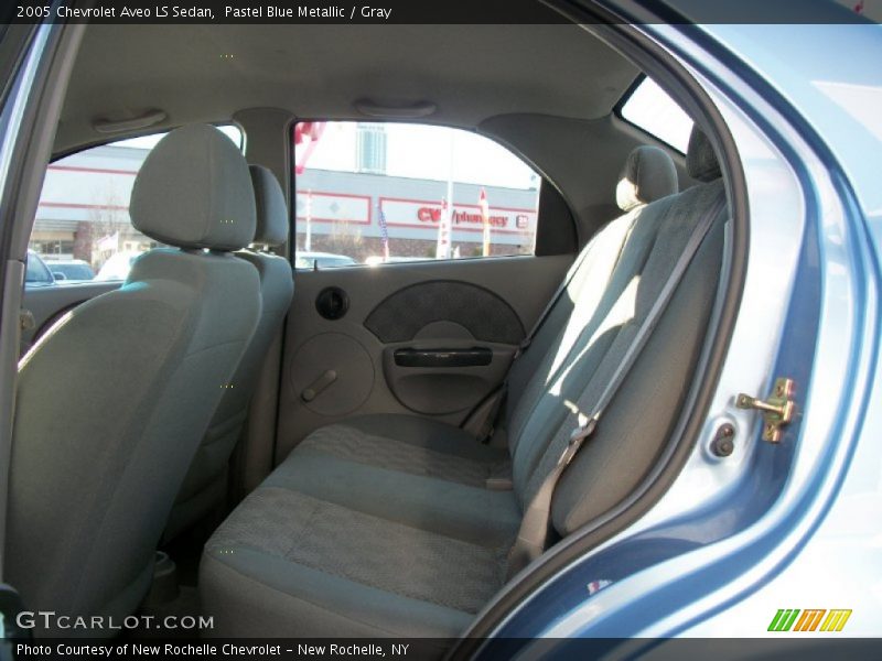 Pastel Blue Metallic / Gray 2005 Chevrolet Aveo LS Sedan