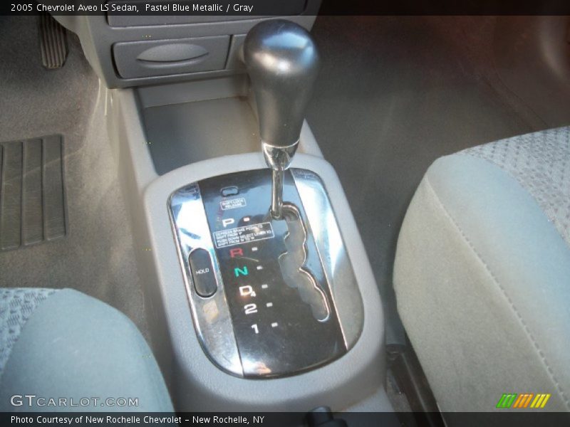Pastel Blue Metallic / Gray 2005 Chevrolet Aveo LS Sedan