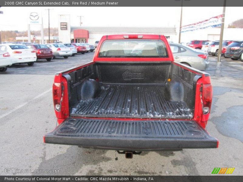 Fire Red / Medium Pewter 2008 GMC Canyon SL Extended Cab