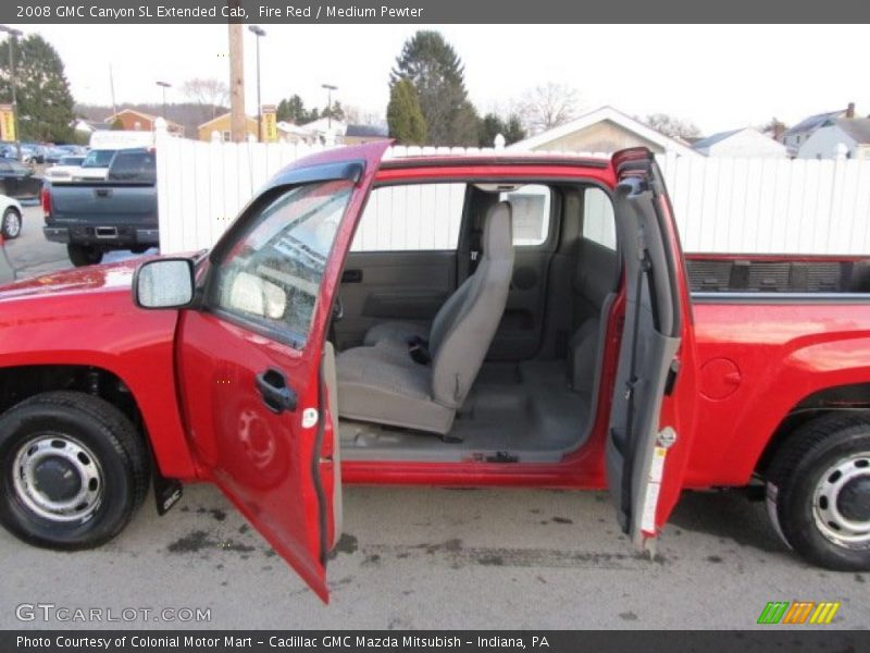 Fire Red / Medium Pewter 2008 GMC Canyon SL Extended Cab