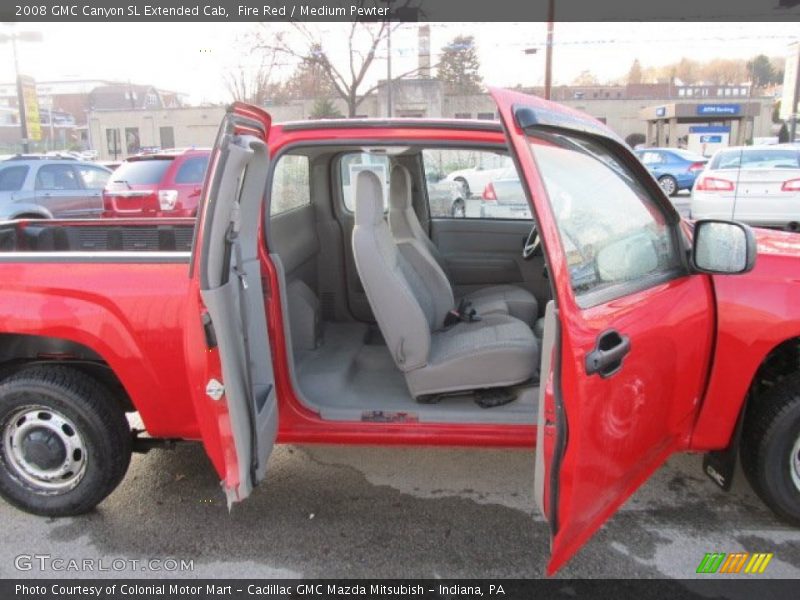 Fire Red / Medium Pewter 2008 GMC Canyon SL Extended Cab