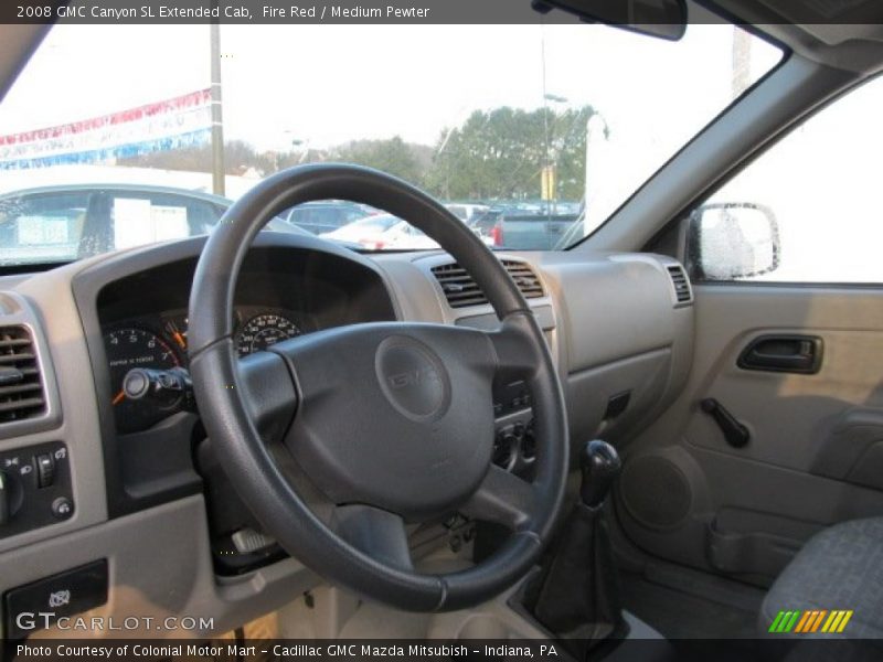 Dashboard of 2008 Canyon SL Extended Cab