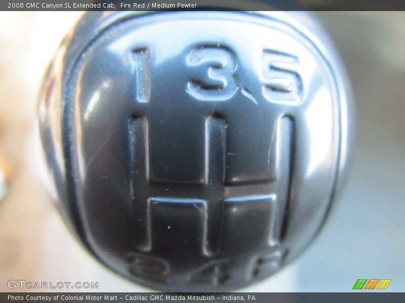  2008 Canyon SL Extended Cab 5 Speed Manual Shifter
