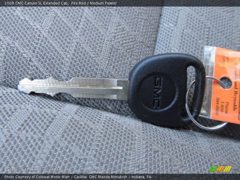 Fire Red / Medium Pewter 2008 GMC Canyon SL Extended Cab