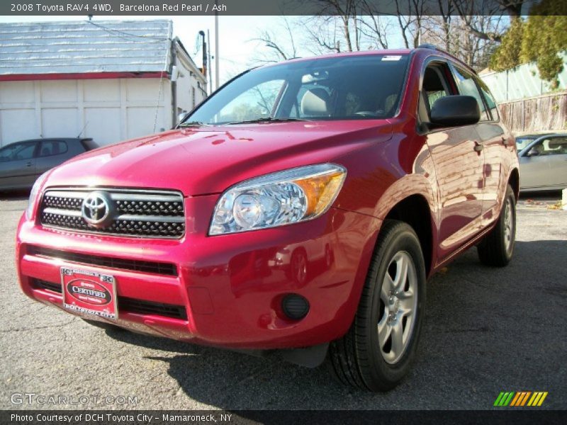 Barcelona Red Pearl / Ash 2008 Toyota RAV4 4WD