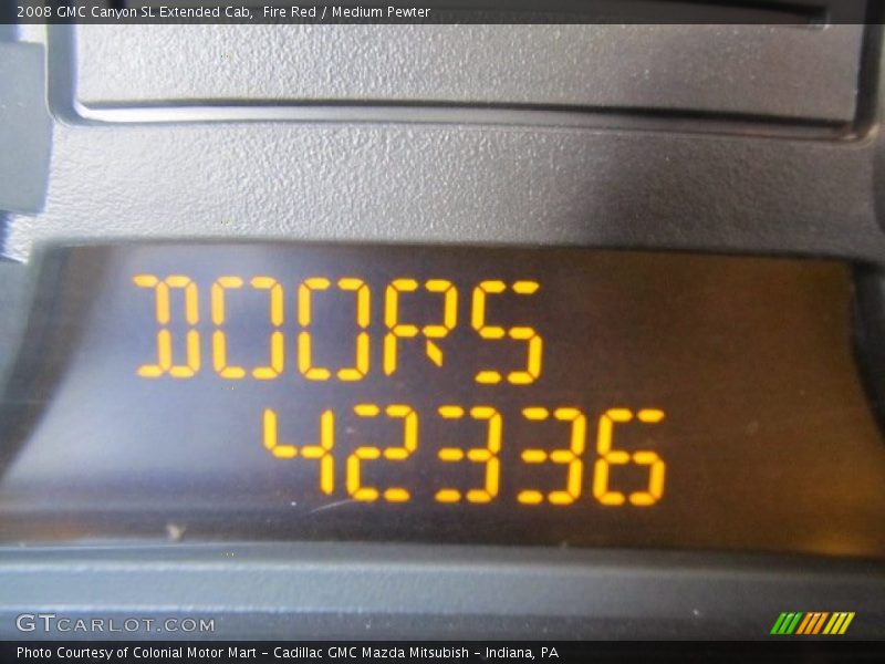 Fire Red / Medium Pewter 2008 GMC Canyon SL Extended Cab