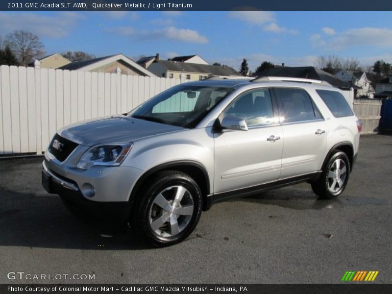 Quicksilver Metallic / Light Titanium 2011 GMC Acadia SLT AWD