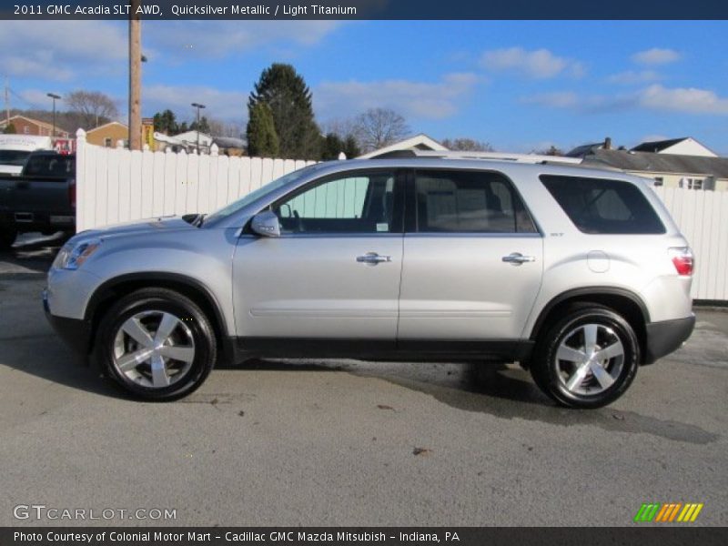 Quicksilver Metallic / Light Titanium 2011 GMC Acadia SLT AWD