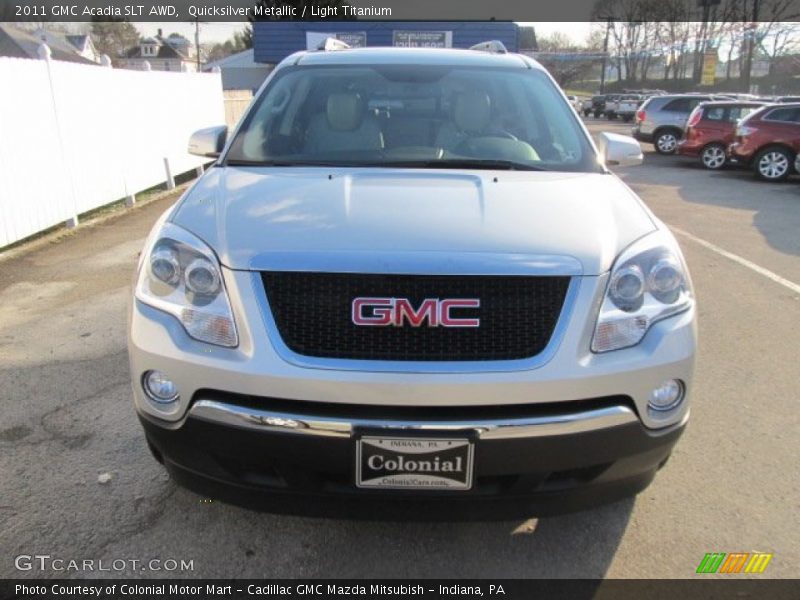 Quicksilver Metallic / Light Titanium 2011 GMC Acadia SLT AWD