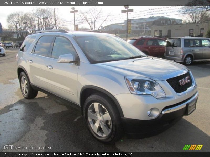Quicksilver Metallic / Light Titanium 2011 GMC Acadia SLT AWD