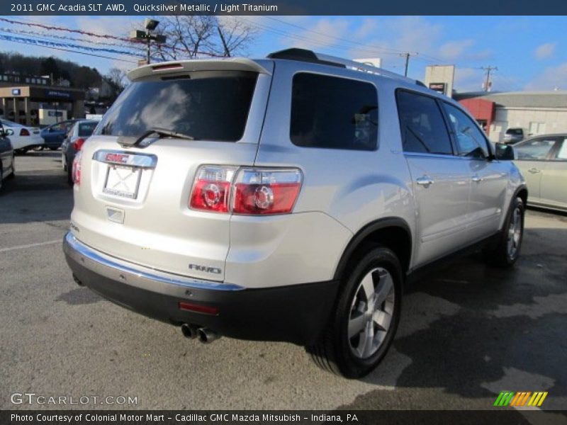 Quicksilver Metallic / Light Titanium 2011 GMC Acadia SLT AWD