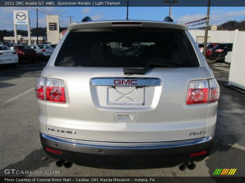 Quicksilver Metallic / Light Titanium 2011 GMC Acadia SLT AWD