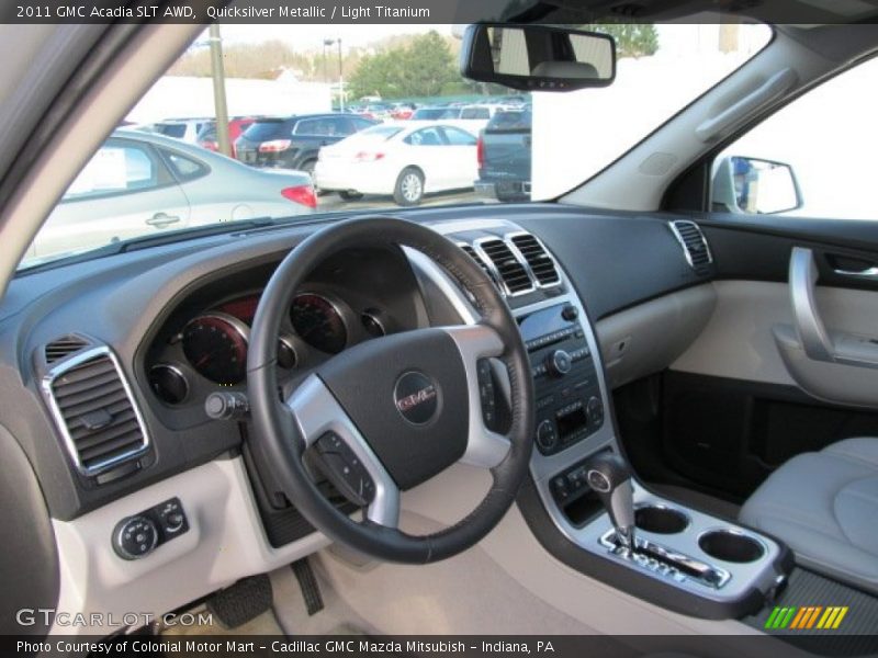 Quicksilver Metallic / Light Titanium 2011 GMC Acadia SLT AWD