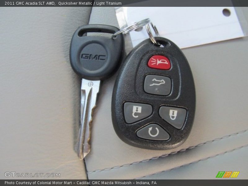 Quicksilver Metallic / Light Titanium 2011 GMC Acadia SLT AWD