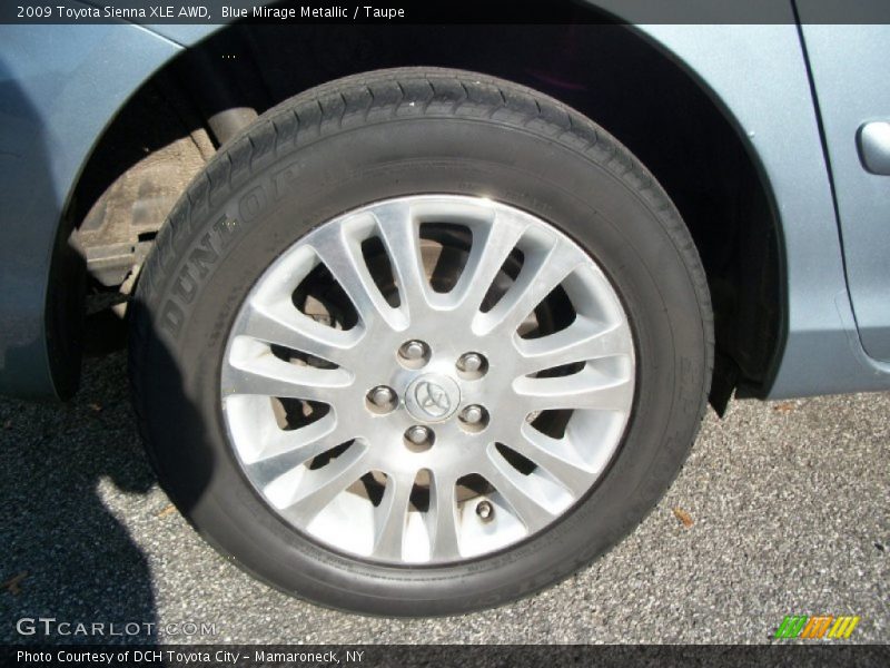 Blue Mirage Metallic / Taupe 2009 Toyota Sienna XLE AWD