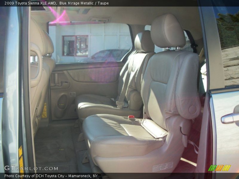 Blue Mirage Metallic / Taupe 2009 Toyota Sienna XLE AWD