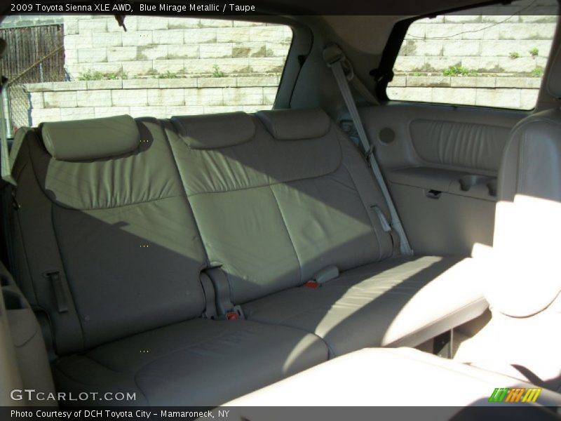Blue Mirage Metallic / Taupe 2009 Toyota Sienna XLE AWD