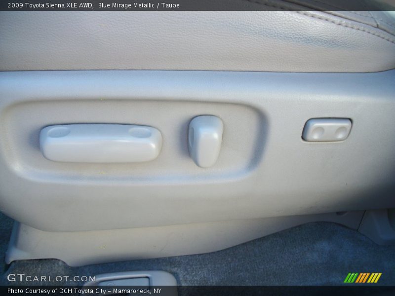 Blue Mirage Metallic / Taupe 2009 Toyota Sienna XLE AWD