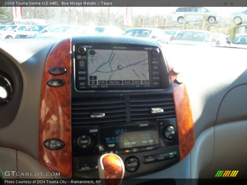 Blue Mirage Metallic / Taupe 2009 Toyota Sienna XLE AWD