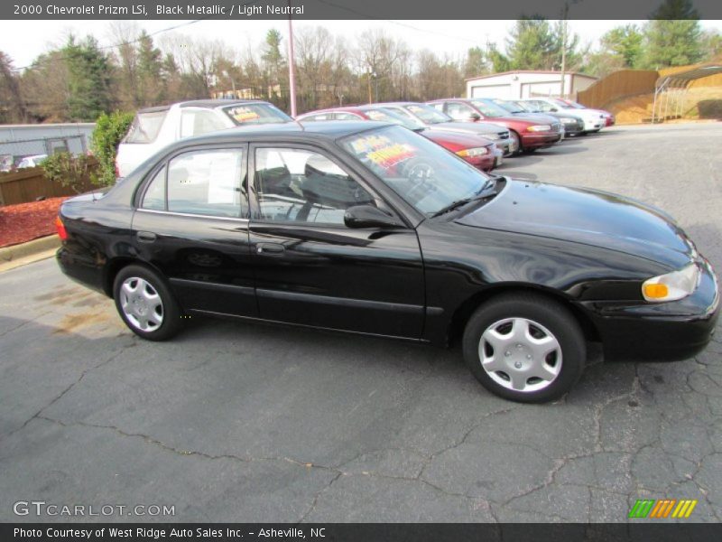 Black Metallic / Light Neutral 2000 Chevrolet Prizm LSi