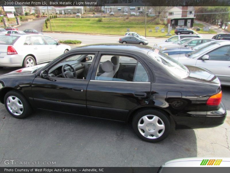 Black Metallic / Light Neutral 2000 Chevrolet Prizm LSi