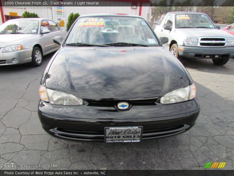 Black Metallic / Light Neutral 2000 Chevrolet Prizm LSi