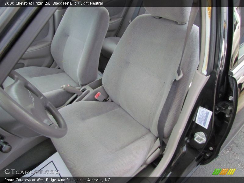Black Metallic / Light Neutral 2000 Chevrolet Prizm LSi