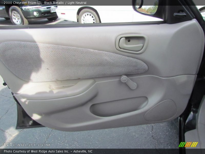 Black Metallic / Light Neutral 2000 Chevrolet Prizm LSi