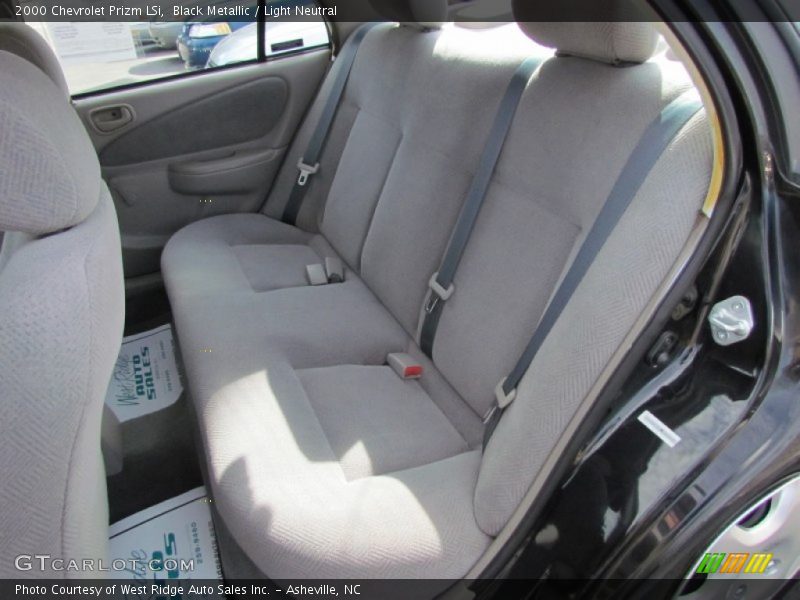 Black Metallic / Light Neutral 2000 Chevrolet Prizm LSi