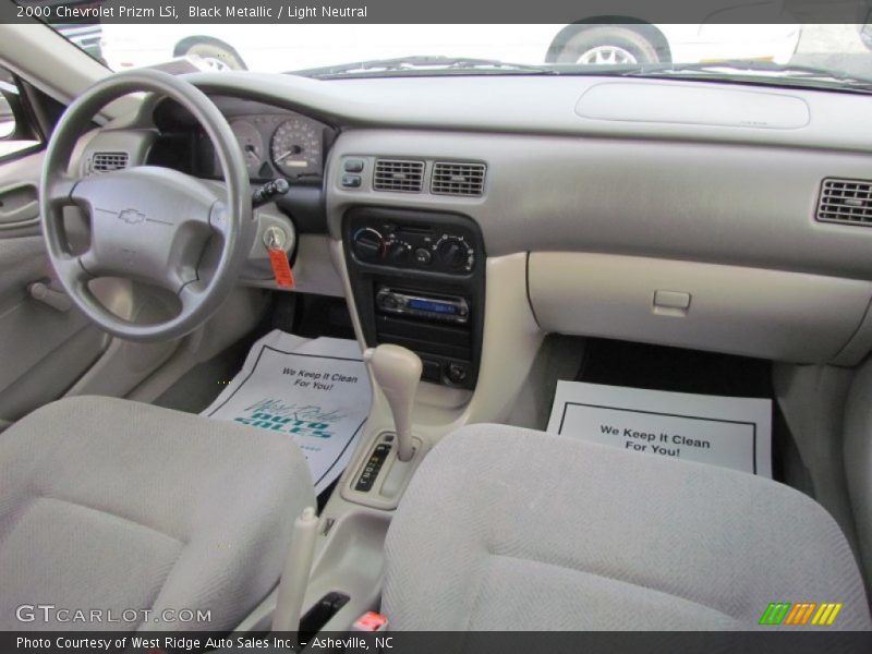 Black Metallic / Light Neutral 2000 Chevrolet Prizm LSi