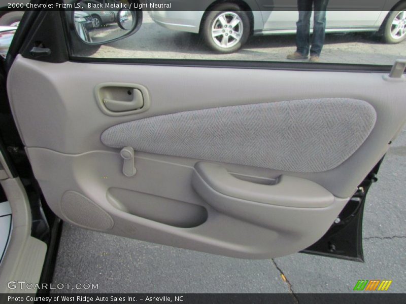 Black Metallic / Light Neutral 2000 Chevrolet Prizm LSi