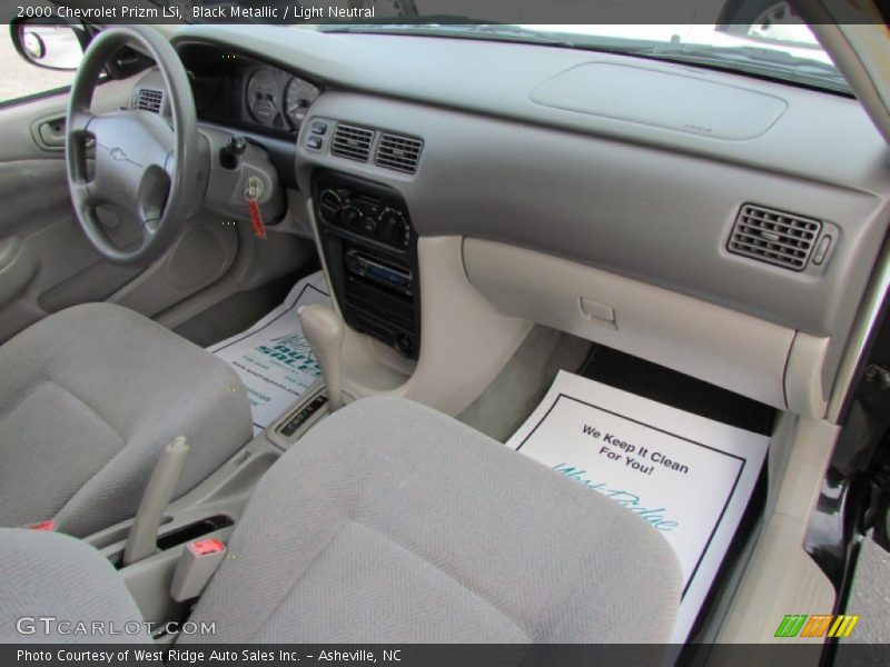Black Metallic / Light Neutral 2000 Chevrolet Prizm LSi