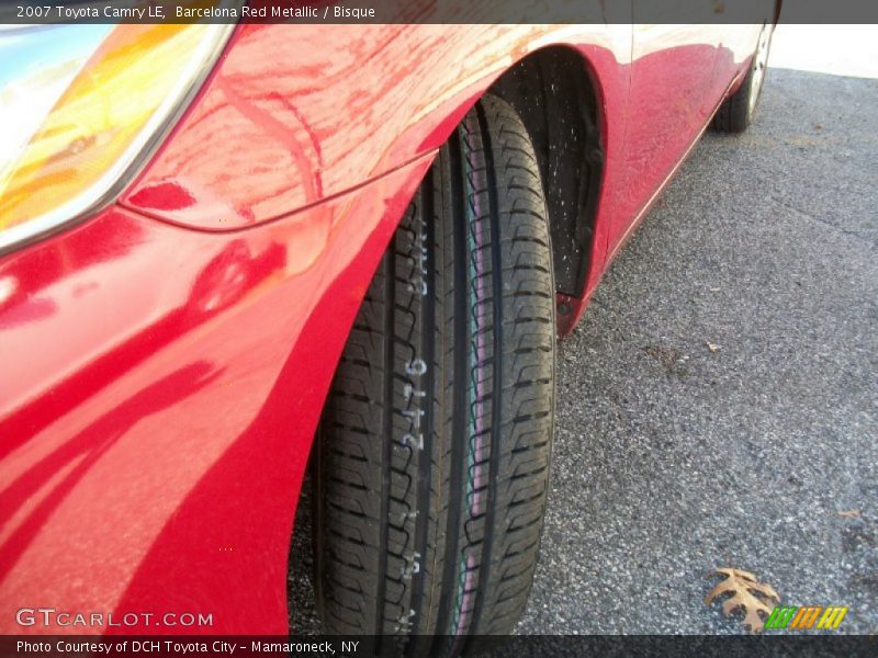Barcelona Red Metallic / Bisque 2007 Toyota Camry LE