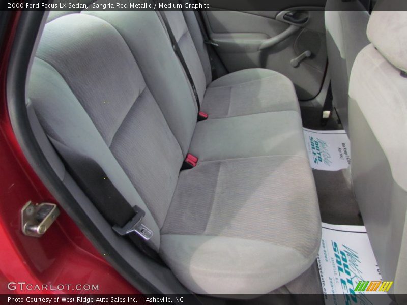 Sangria Red Metallic / Medium Graphite 2000 Ford Focus LX Sedan