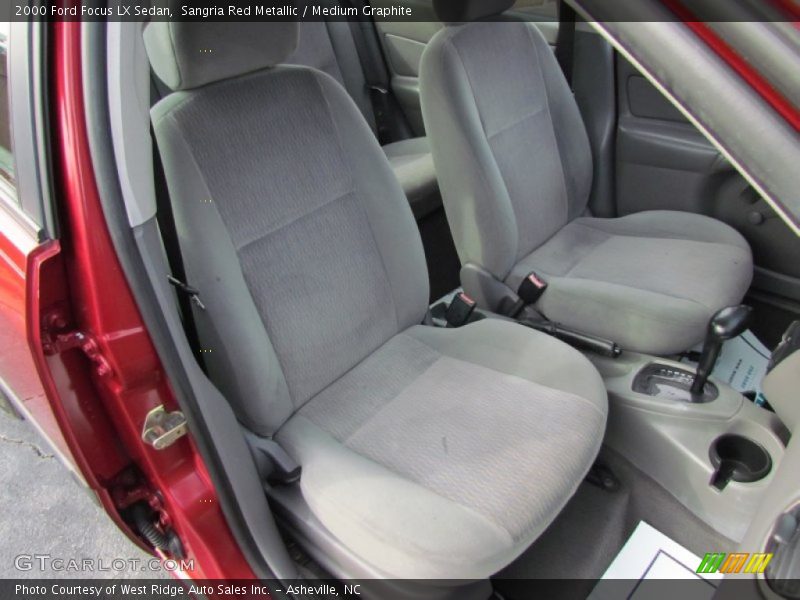 Sangria Red Metallic / Medium Graphite 2000 Ford Focus LX Sedan