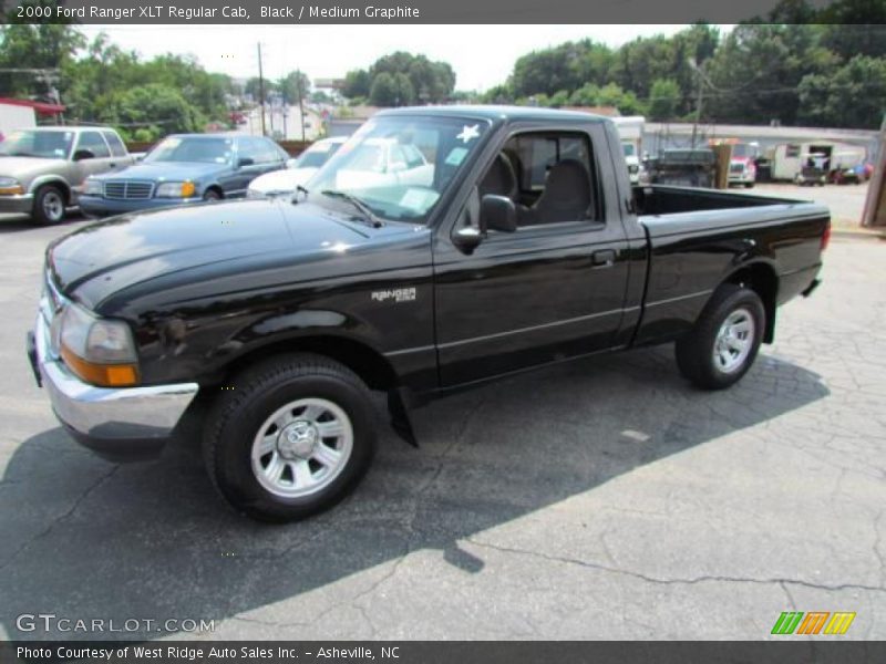 Black / Medium Graphite 2000 Ford Ranger XLT Regular Cab