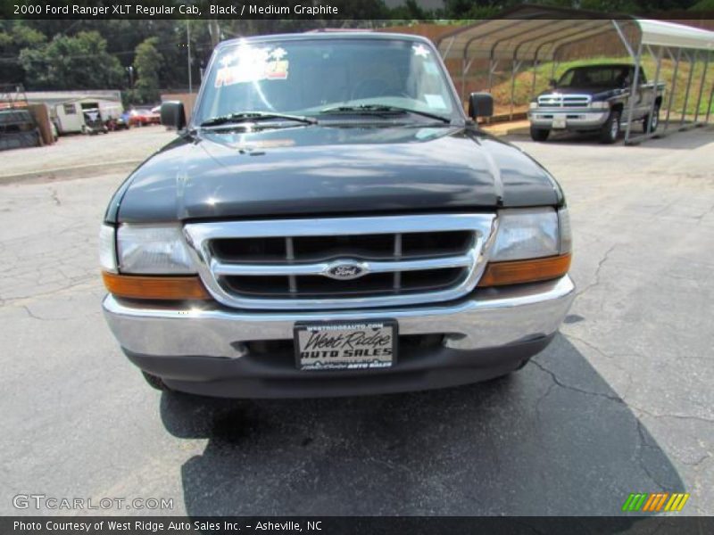 Black / Medium Graphite 2000 Ford Ranger XLT Regular Cab