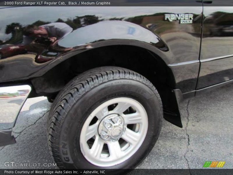 Black / Medium Graphite 2000 Ford Ranger XLT Regular Cab