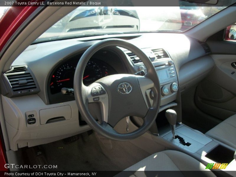 Barcelona Red Metallic / Bisque 2007 Toyota Camry LE