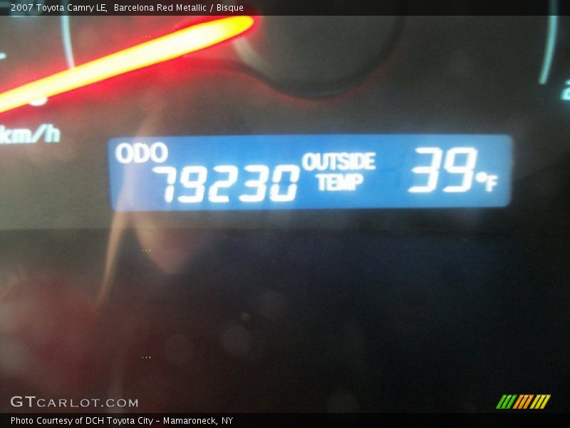 Barcelona Red Metallic / Bisque 2007 Toyota Camry LE