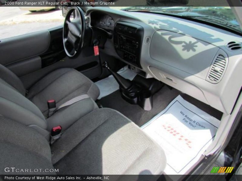 Black / Medium Graphite 2000 Ford Ranger XLT Regular Cab
