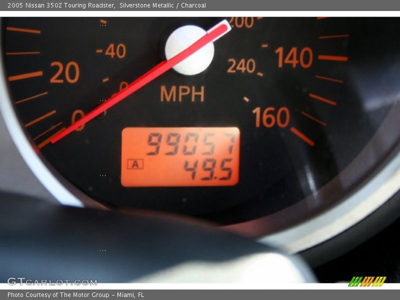 Silverstone Metallic / Charcoal 2005 Nissan 350Z Touring Roadster