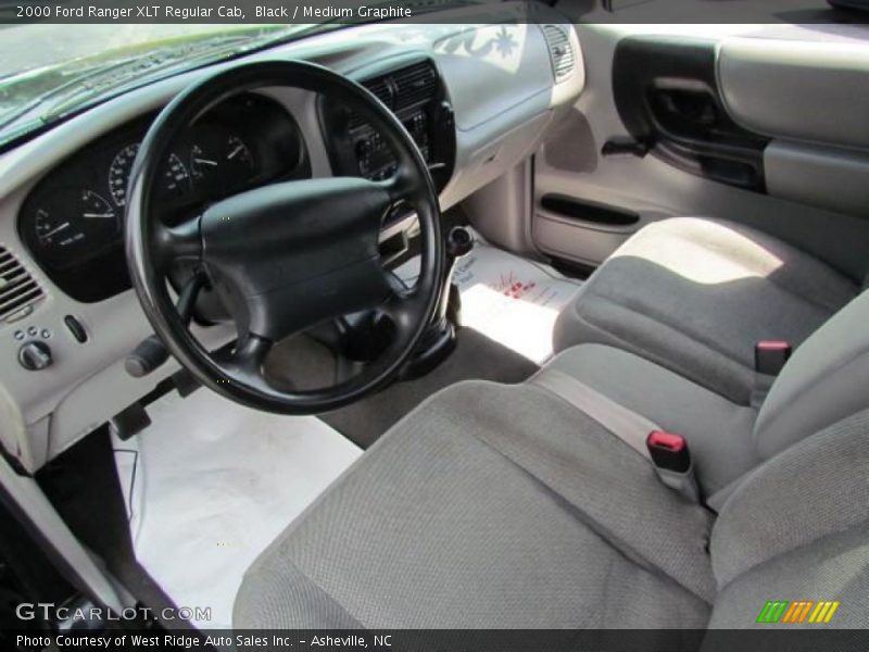 Black / Medium Graphite 2000 Ford Ranger XLT Regular Cab