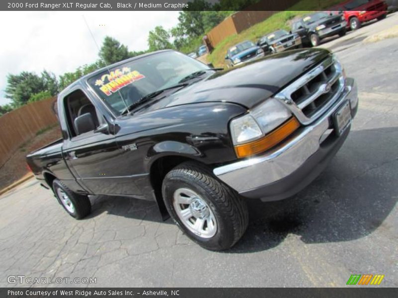 Black / Medium Graphite 2000 Ford Ranger XLT Regular Cab