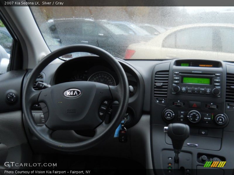 Silver / Gray 2007 Kia Sedona LX