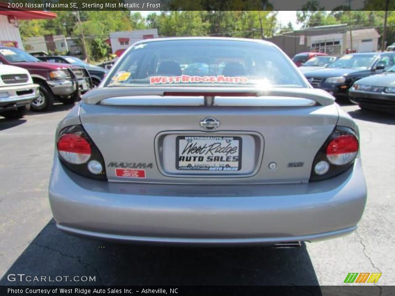 Sterling Mist Metallic / Frost 2000 Nissan Maxima SE