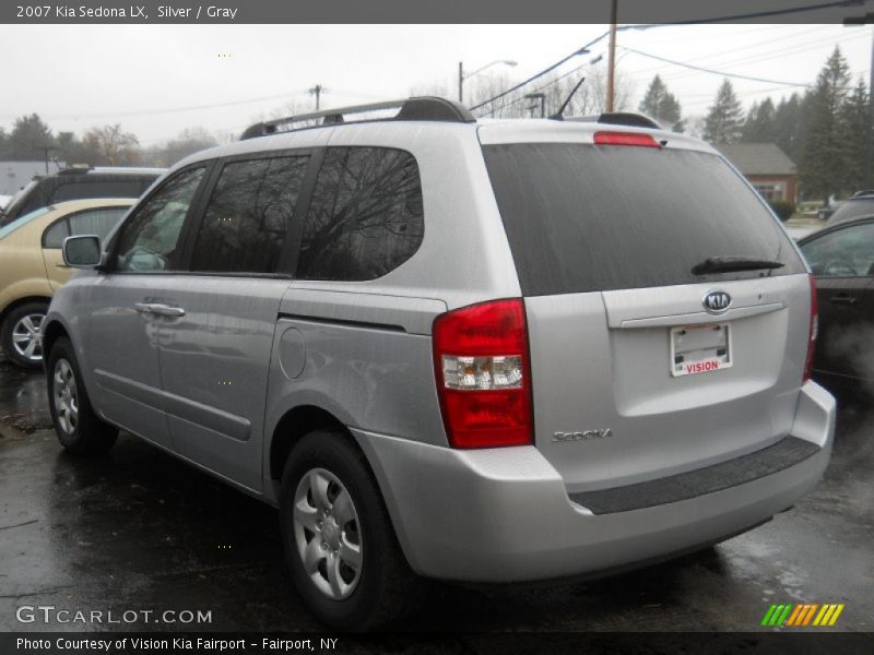 Silver / Gray 2007 Kia Sedona LX