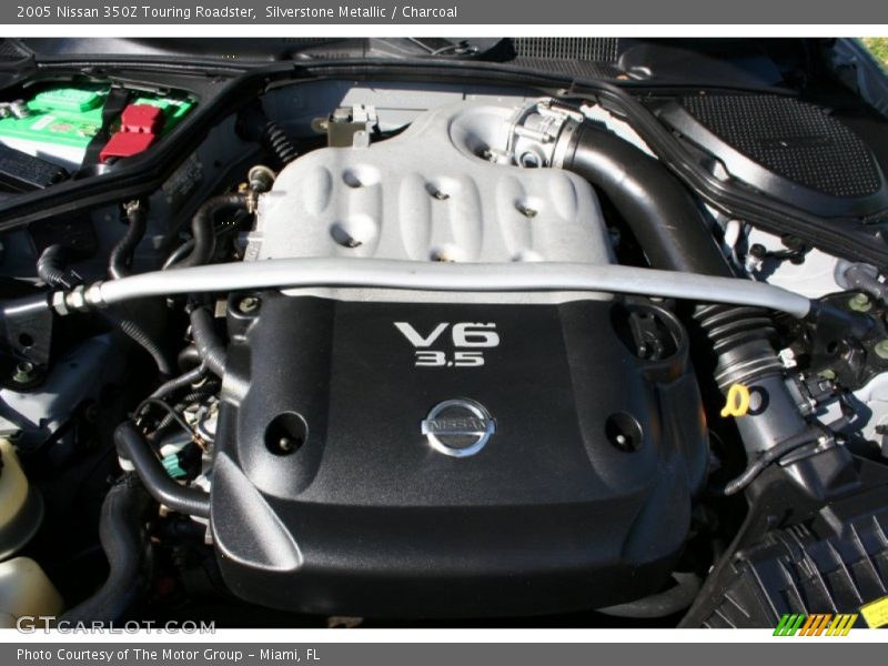 Silverstone Metallic / Charcoal 2005 Nissan 350Z Touring Roadster